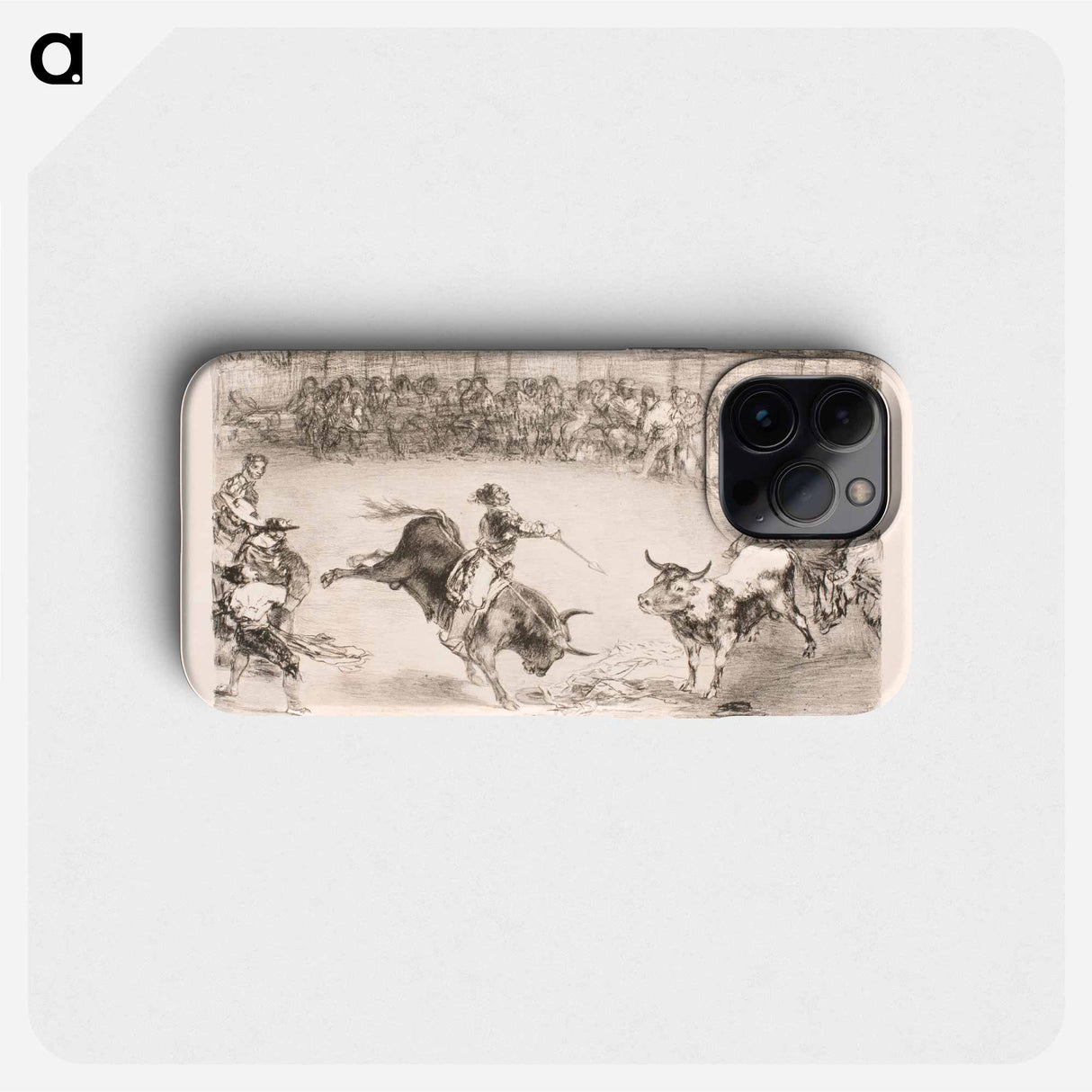 El famoso Americano, Mariano Ceballos - フランシスコ デ ゴヤ Phone Case.