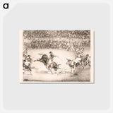 アートポストカード-El famoso Americano, Mariano Ceballos - フランシスコ デ ゴヤ Postcard.