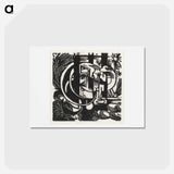 アートポストカード-Lizards - フランツ マルク Postcard.
