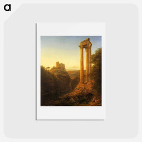 アートポストカード-Sunrise In Syria - フレデリック エドウィン チャーチ Postcard.