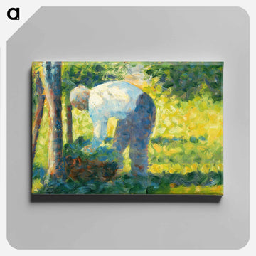 The Gardener - ジョルジュ スーラ Canvas.