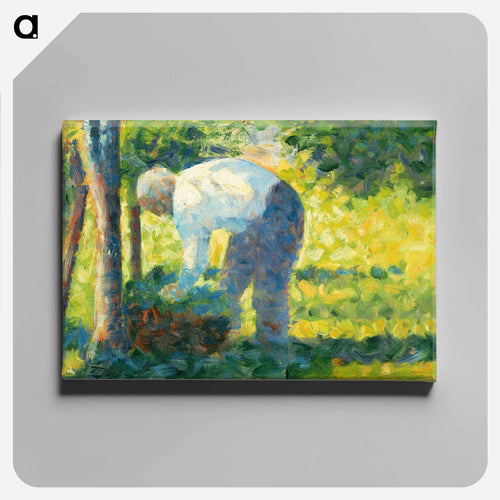The Gardener - Georges Seurat Canvas.