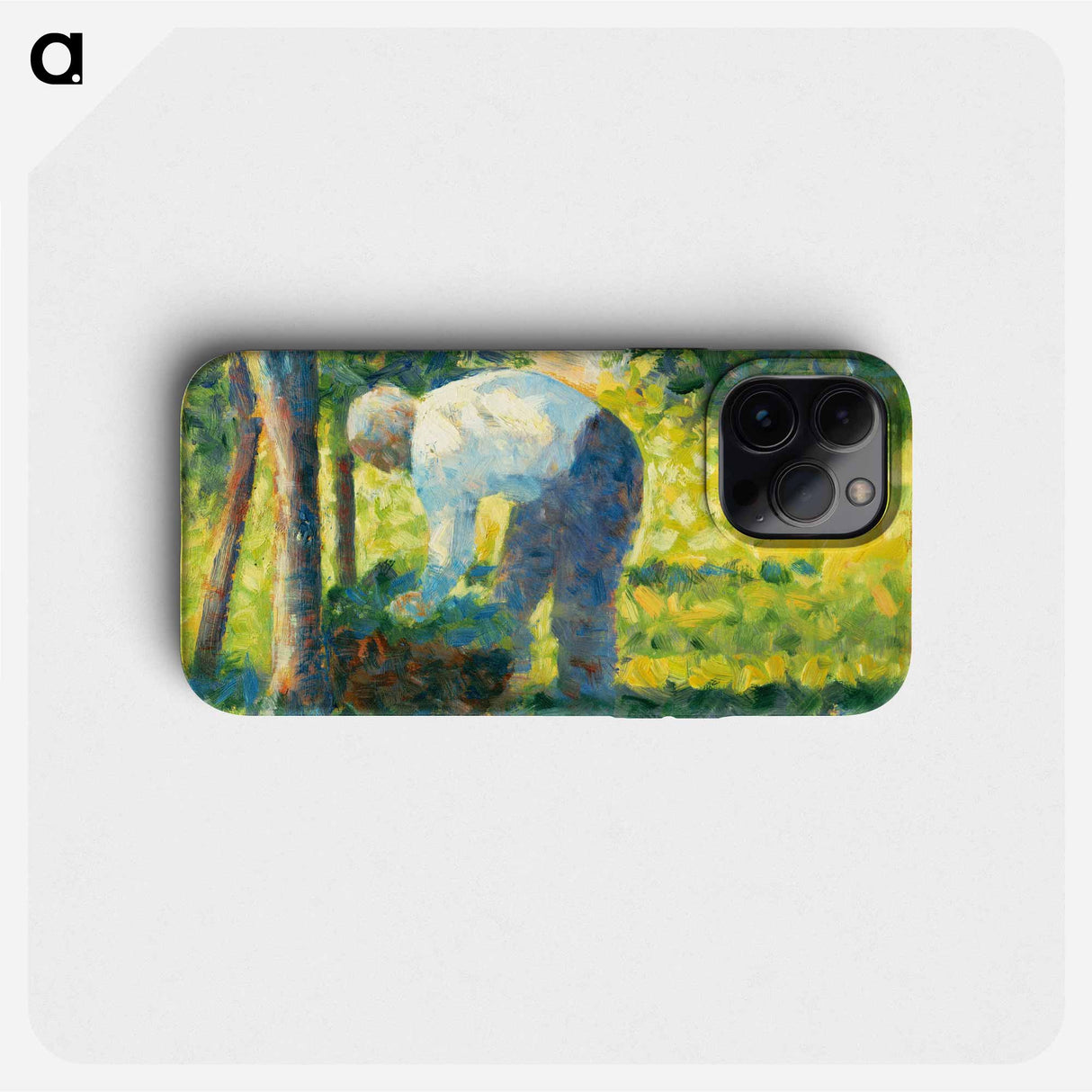 The Gardener - Georges Seurat Phone Case.