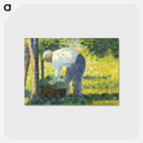 The Gardener - ジョルジュ スーラ Postcard.