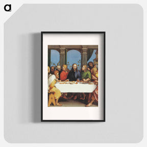 アートポスター-The Last Supper - ハンス ホルバイン Poster.