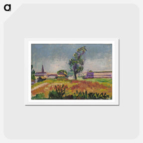 アートポストカード-Paysage Des Environs De Toulouse, Le Pont Des Demoiselles - アンリ マティス Postcard.