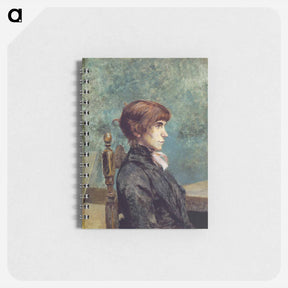 アートメモ帳-Portrait of Jeanne Wenz - アンリ ド トゥールーズ ロートレック Memo.
