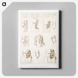 アートパネル-Egyptian Head Proportions
 - エジプト美術史 Canvas.