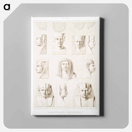 アートパネル-Egyptian Head Proportions
 - エジプト美術史 Canvas.