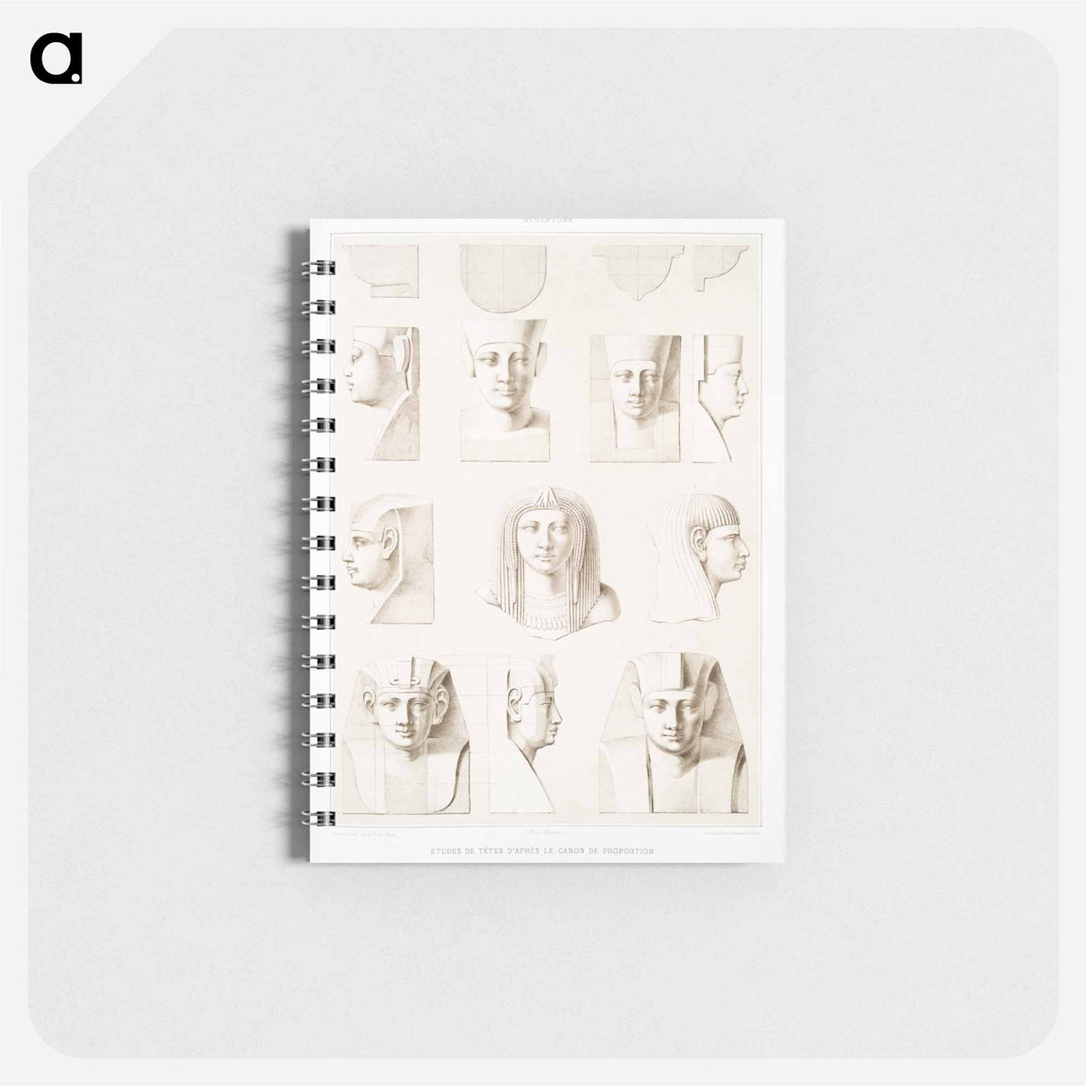 アートメモ帳-Egyptian Head Proportions
 - エジプト美術史 Memo.