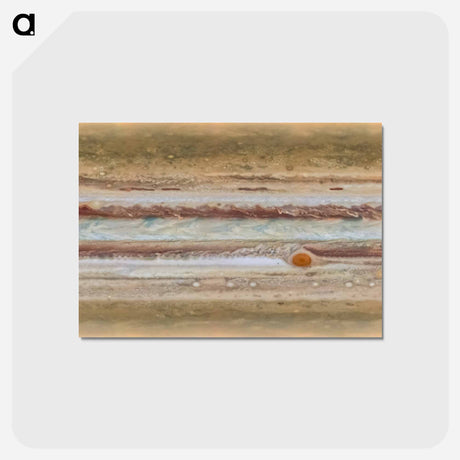 アートポストカード-Jupiter: Hubble's Global Maps
 - ハッブル画像 Postcard.