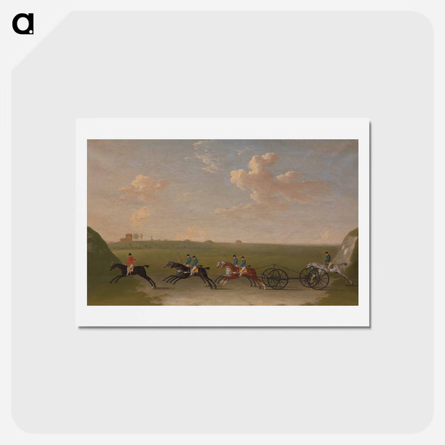 アートポストカード-The Chaise Match Run
 - ジェームス ヒース Postcard.