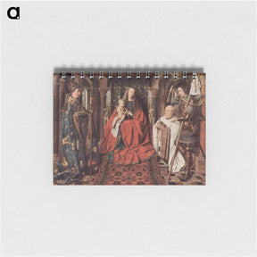 アートメモ帳-Madonna and Child with Canon Joris van der Paele - ヤン ファン エイク Memo.