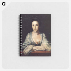 アートメモ帳-Young Woman Leaning on a Ledge - ジョシュア レノルズ Memo.