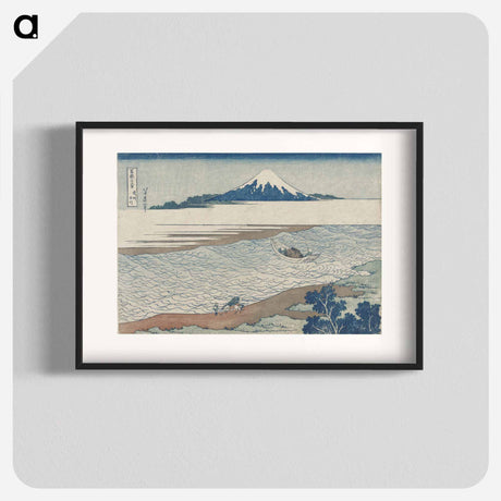 アートポスター-The Jewel River in Musashi Province - 葛飾 北斎 Poster.