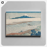 The Jewel River in Musashi Province - Katsushika Hokusai Canvas.