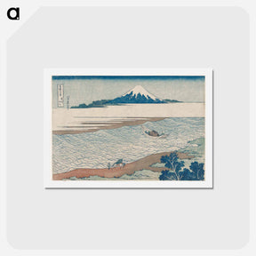 アートポストカード-The Jewel River in Musashi Province - 葛飾 北斎 Postcard.