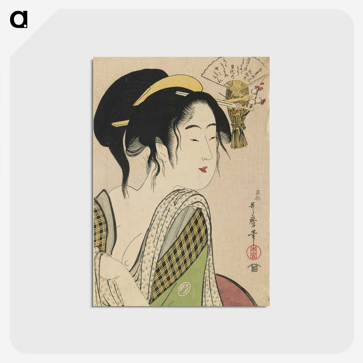 1-50_Kitagawa-Utamaro_postcard