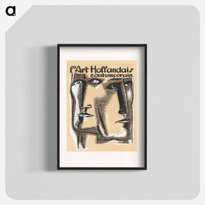 アートポスター-Contemporary Dutch Art - レオ ヘステル Poster.