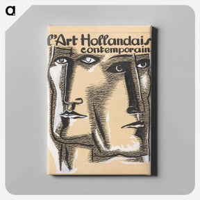 アートパネル-Contemporary Dutch Art - レオ ヘステル Canvas.