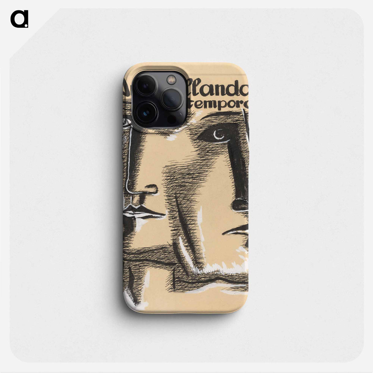 Contemporary Dutch Art - レオ ゲステル Phone Case.