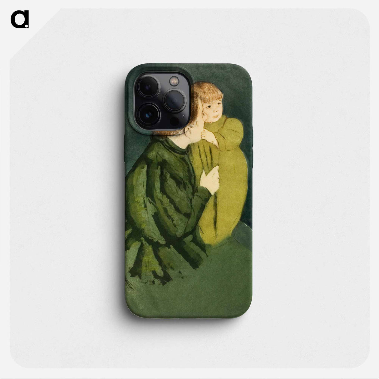 Peasant Mother and Child - メアリー カサット Phone Case.