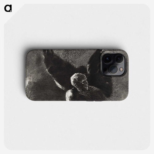 サタンよ、汝に栄光と賛美あれ - オディロン ルドン Phone Case.