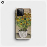 Chrysanthemum - 小川 一正 Phone Case.