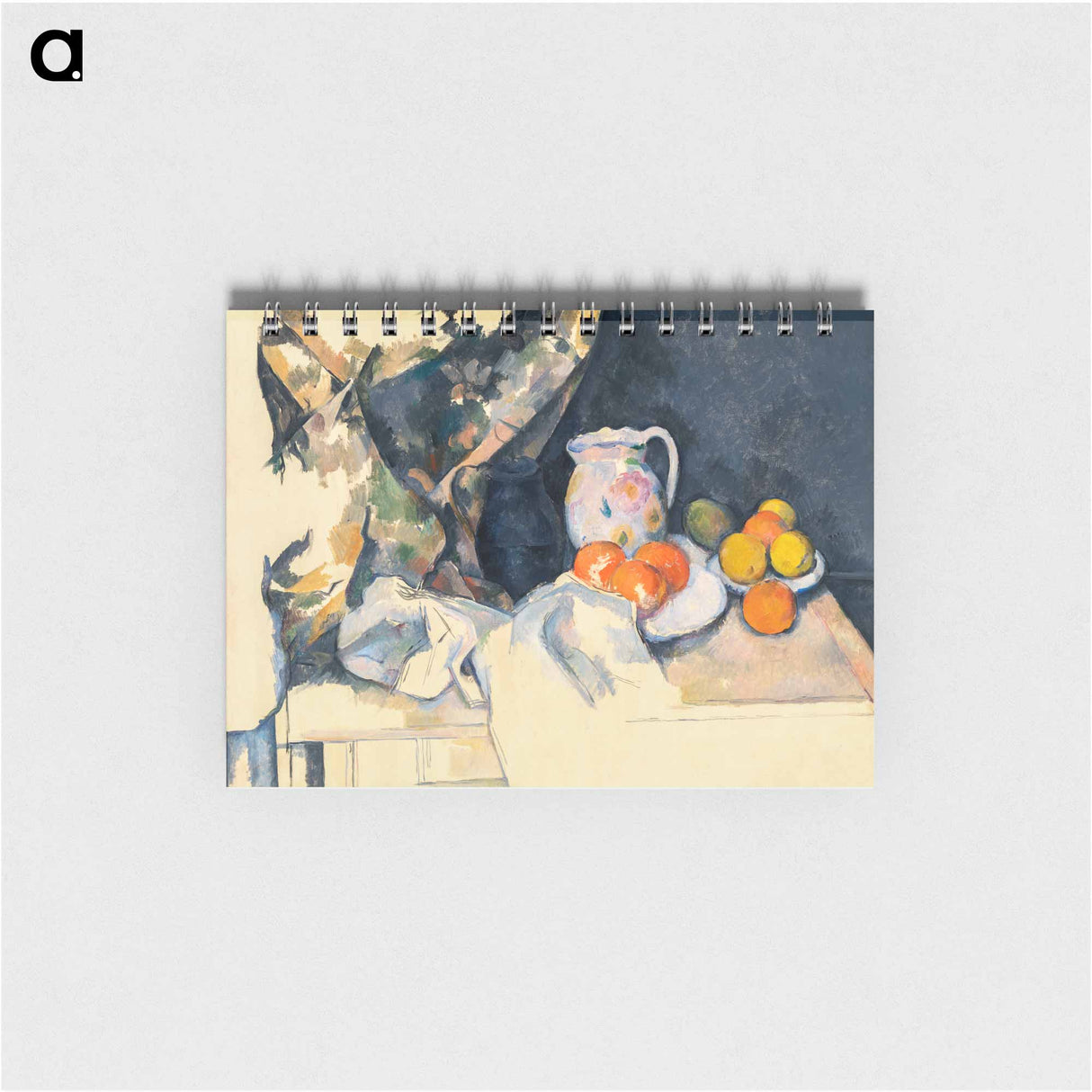 Curtain and Fruit - ポール セザンヌ Memo.