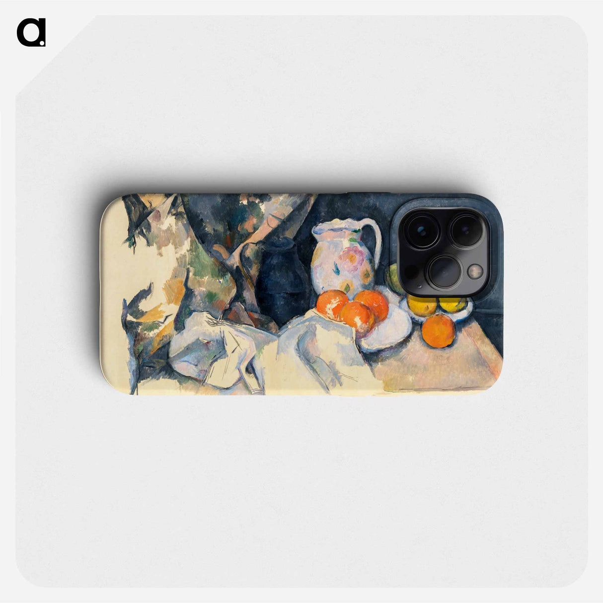 Curtain and Fruit - Paul Cezanne Phone Case.