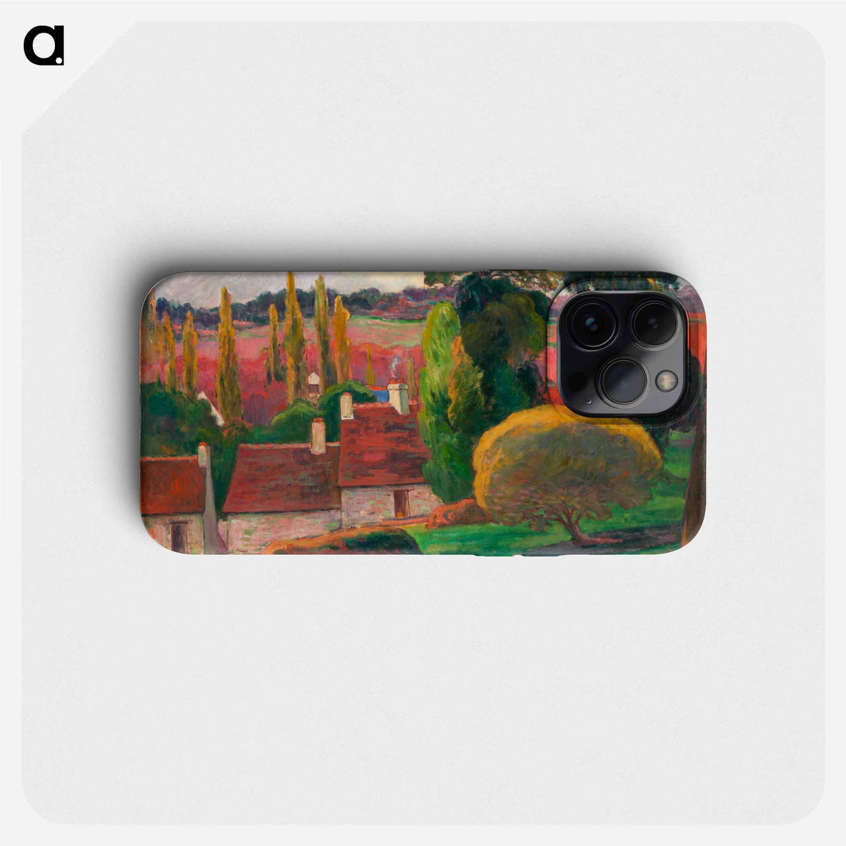 A Farm in Brittany - Paul Gauguin Phone Case.