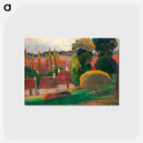 アートポストカード-A Farm in Brittany - ポール ゴーギャン Postcard.