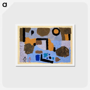 アートポストカード-With the two lost ones
 - パウル クレー Postcard.