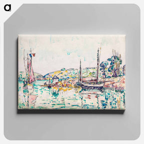 アートパネル-Concarneau - ポール シニャック Canvas.