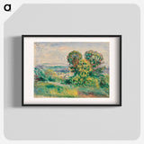 Landscape - Pierre Auguste Renoir Poster.