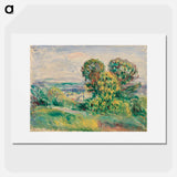 Landscape - Pierre Auguste Renoir Poster.