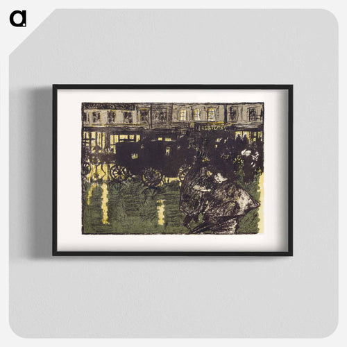 A Street on a Rainy Evening
 - ピエール ボナール Poster.