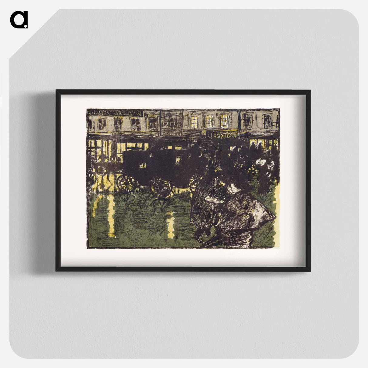 A Street on a Rainy Evening
 - ピエール ボナール Poster.