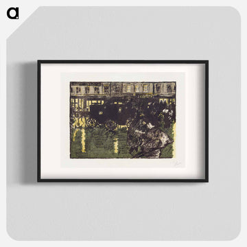 A Street on a Rainy Evening
 - ピエール ボナール Poster.