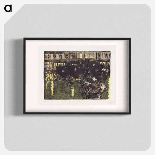 A Street on a Rainy Evening
 - ピエール ボナール Poster.