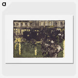 A Street on a Rainy Evening
 - ピエール ボナール Poster.