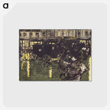 アートポストカード-A Street on a Rainy Evening
 - ピエール ボナール Postcard.