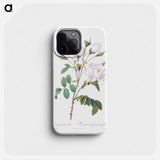 Rosa campanulata alba - ピエール ジョゼフ ルドゥーテ Phone Case.