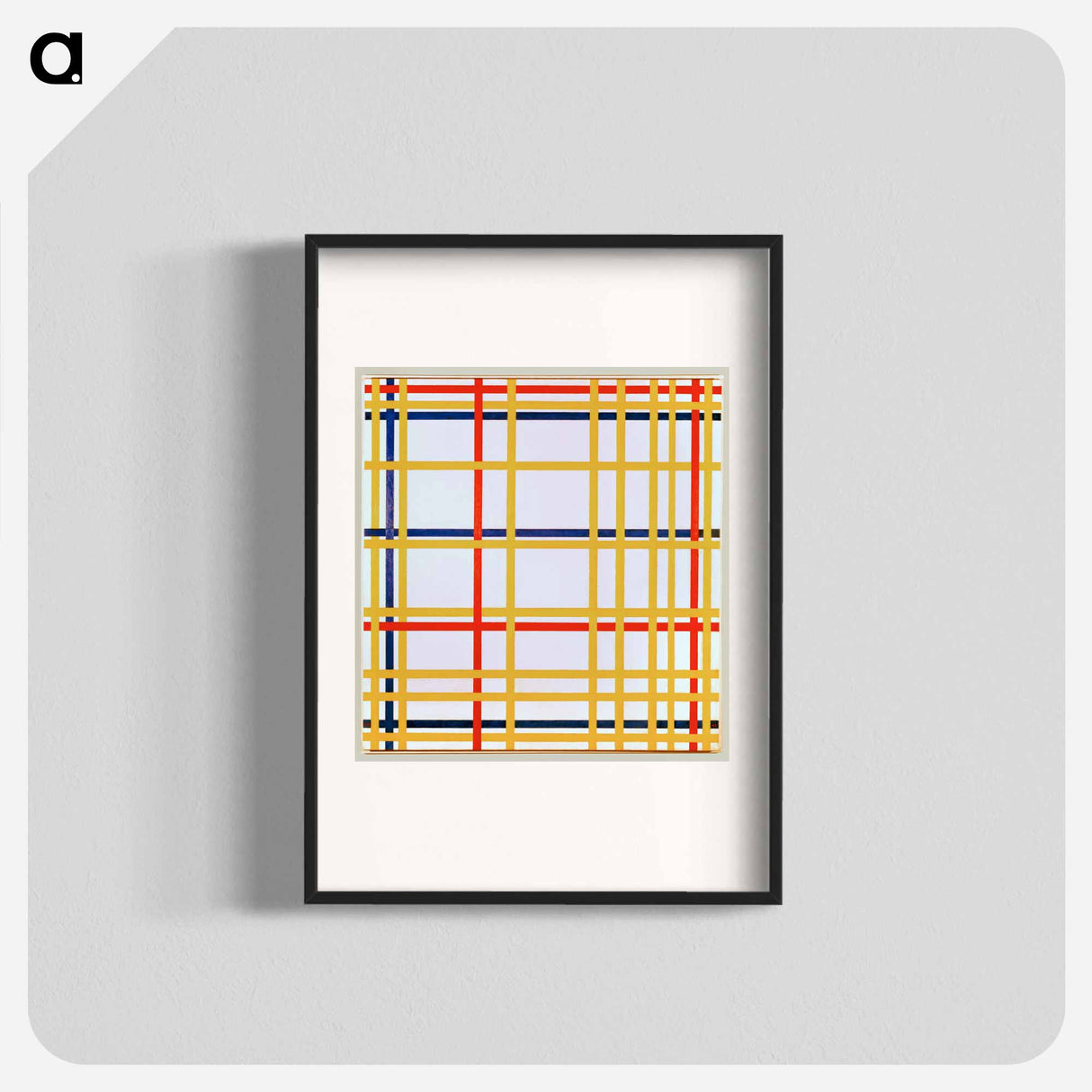 Piet Mondrian's New York City I - ピエト モンドリアン Poster.