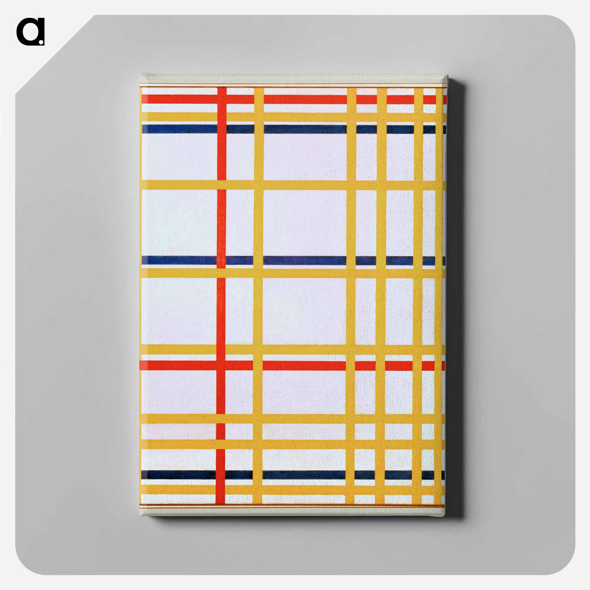 Piet Mondrian's New York City I - ピエト モンドリアン Canvas.