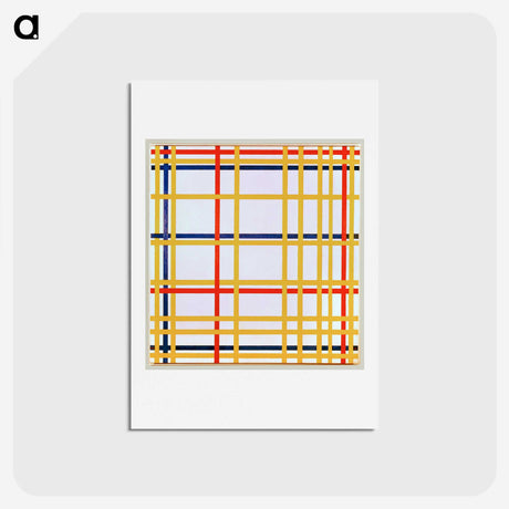 1-50_Piet-Mondrian_hagaki