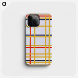 Piet Mondrian's New York City I - ピエト モンドリアン Phone Case.