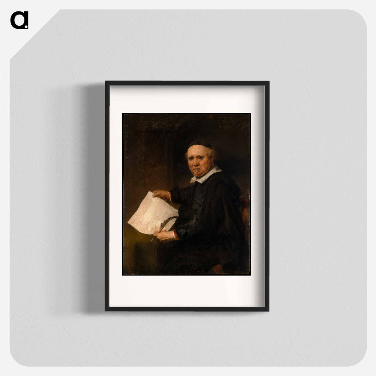 Lieven Willemsz van Coppenol by Rembrandt van Rijn - Rembrandt van Rijn Poster.