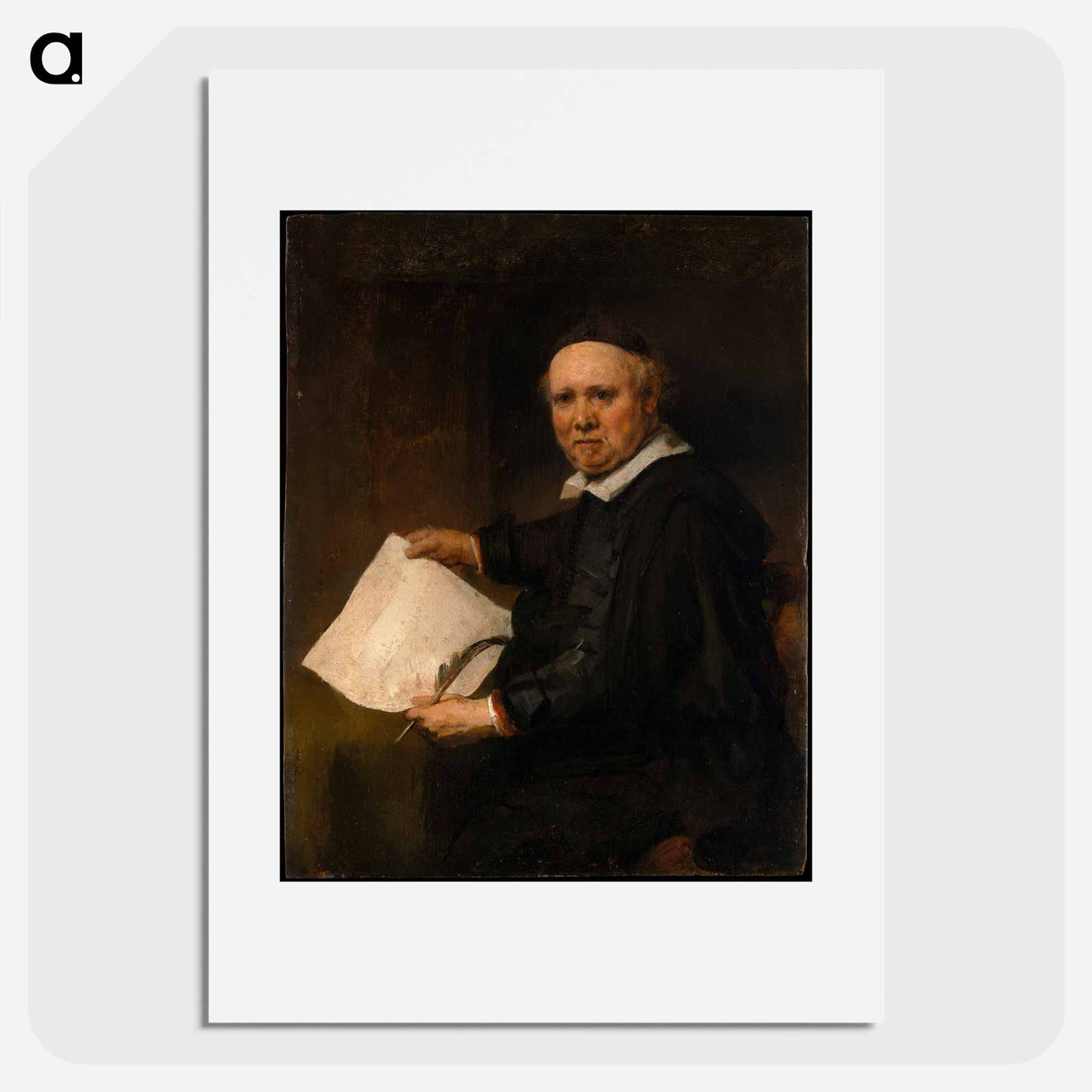 Lieven Willemsz van Coppenol by Rembrandt van Rijn - Rembrandt van Rijn Poster.