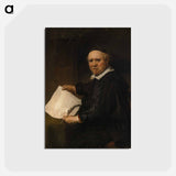 アートポストカード-Lieven Willemsz van Coppenol by Rembrandt van Rijn - レンブラント ファン レイン Postcard.